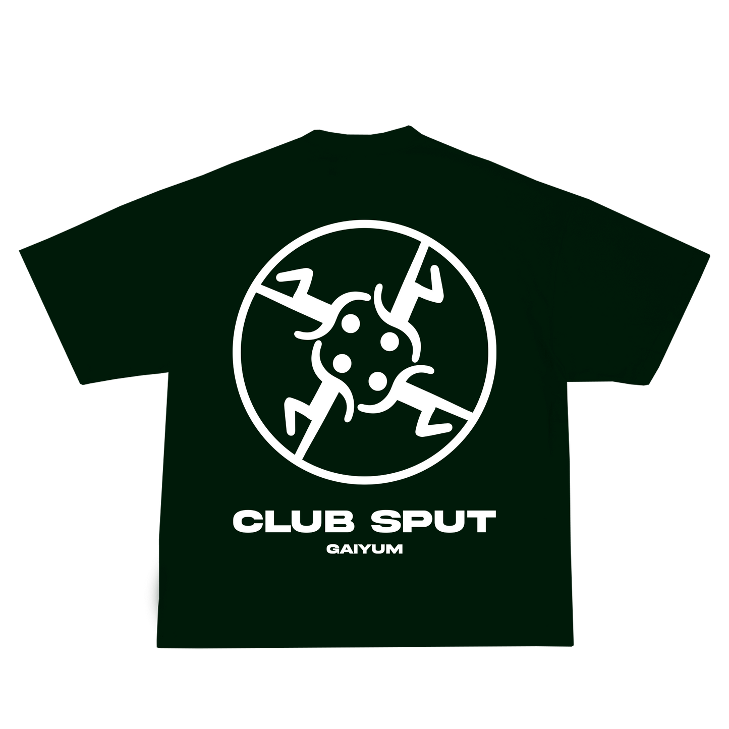 Club Sput Oversized T-Shirt Bottle Green